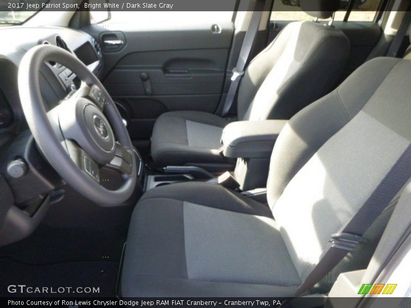 Bright White / Dark Slate Gray 2017 Jeep Patriot Sport