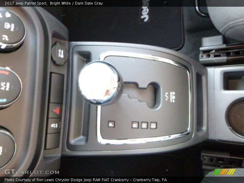 Bright White / Dark Slate Gray 2017 Jeep Patriot Sport