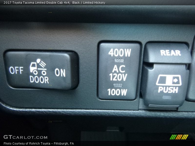 Black / Limited Hickory 2017 Toyota Tacoma Limited Double Cab 4x4