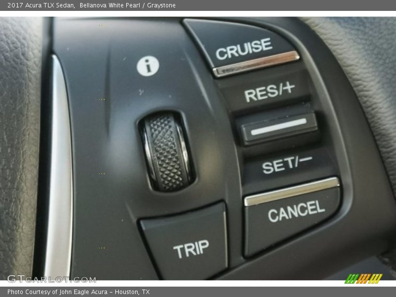 Bellanova White Pearl / Graystone 2017 Acura TLX Sedan