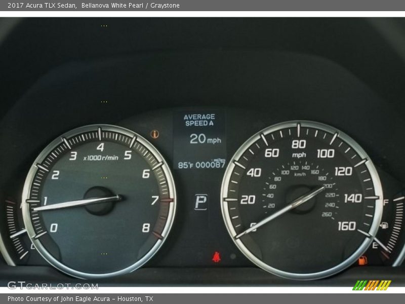 Bellanova White Pearl / Graystone 2017 Acura TLX Sedan