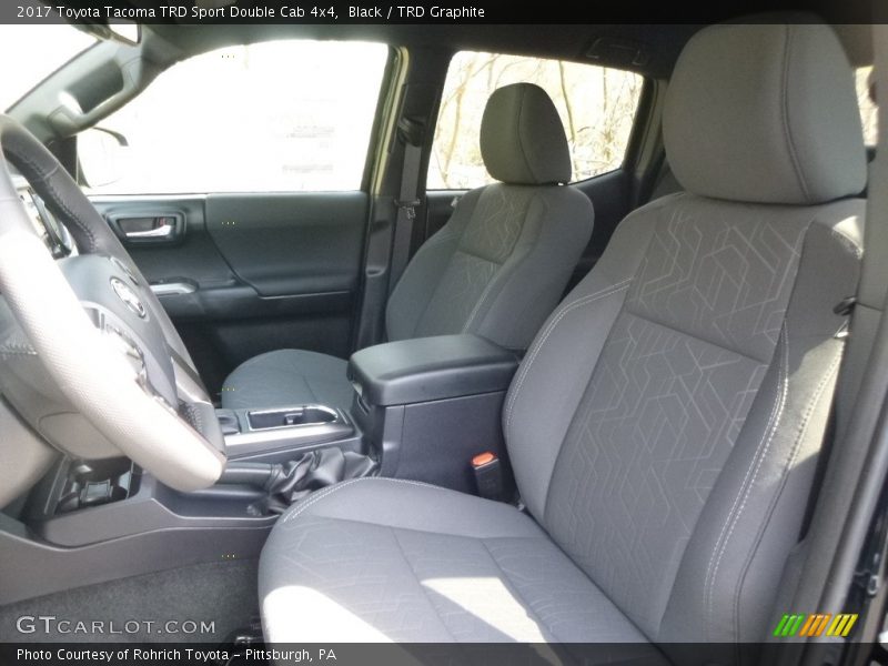 Front Seat of 2017 Tacoma TRD Sport Double Cab 4x4