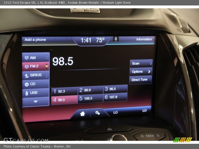 Kodiak Brown Metallic / Medium Light Stone 2013 Ford Escape SEL 1.6L EcoBoost 4WD