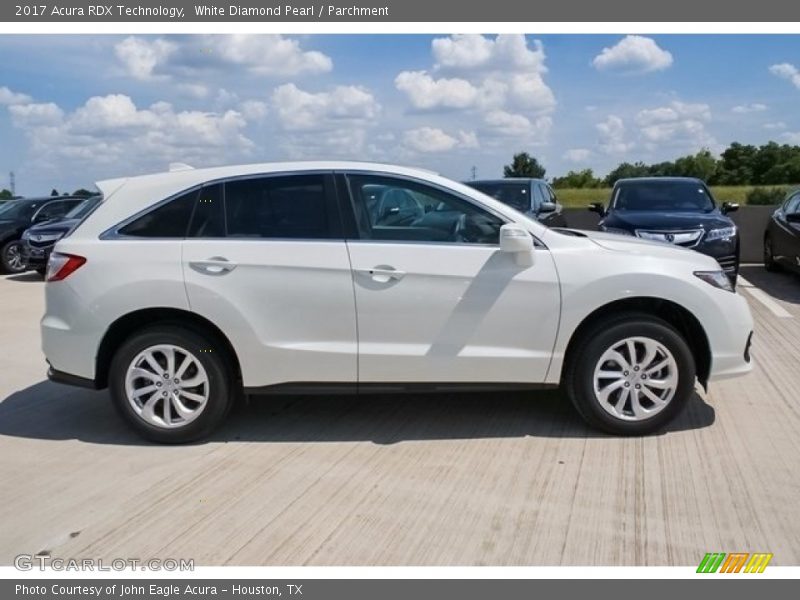 White Diamond Pearl / Parchment 2017 Acura RDX Technology