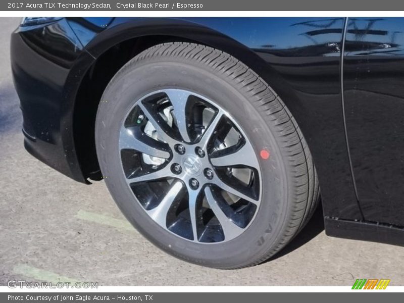 Crystal Black Pearl / Espresso 2017 Acura TLX Technology Sedan