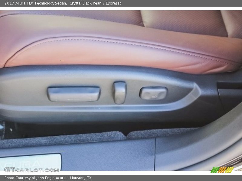 Crystal Black Pearl / Espresso 2017 Acura TLX Technology Sedan