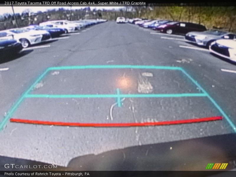 Super White / TRD Graphite 2017 Toyota Tacoma TRD Off Road Access Cab 4x4