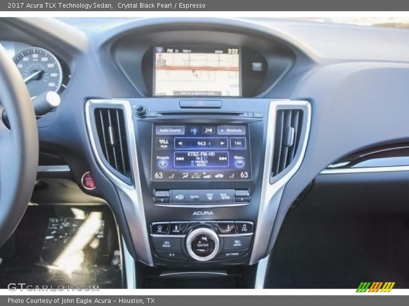 Crystal Black Pearl / Espresso 2017 Acura TLX Technology Sedan