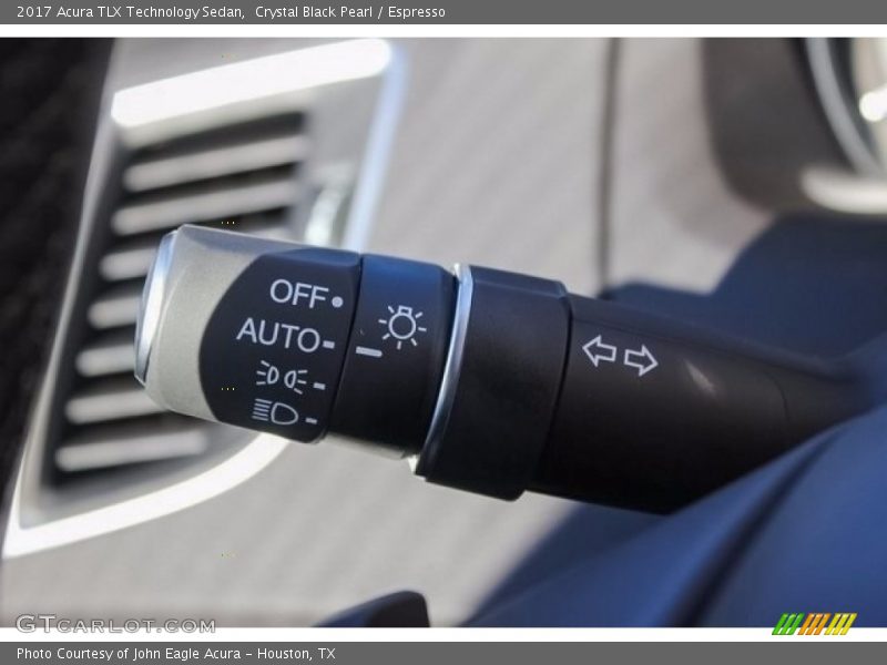 Crystal Black Pearl / Espresso 2017 Acura TLX Technology Sedan