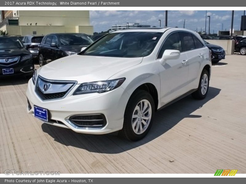 White Diamond Pearl / Parchment 2017 Acura RDX Technology