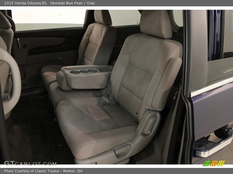 Obsidian Blue Pearl / Gray 2015 Honda Odyssey EX