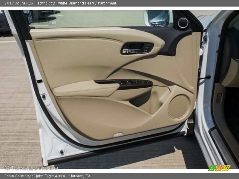 White Diamond Pearl / Parchment 2017 Acura RDX Technology