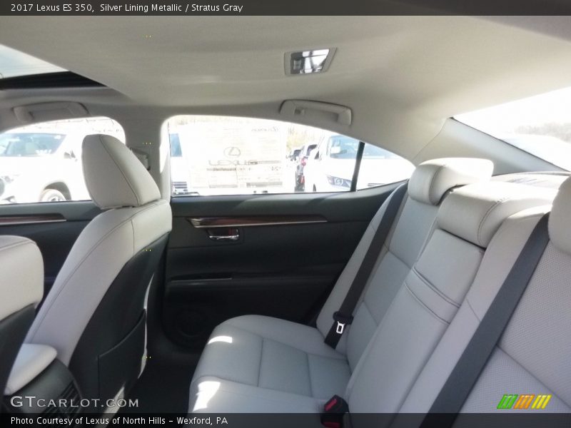 Silver Lining Metallic / Stratus Gray 2017 Lexus ES 350