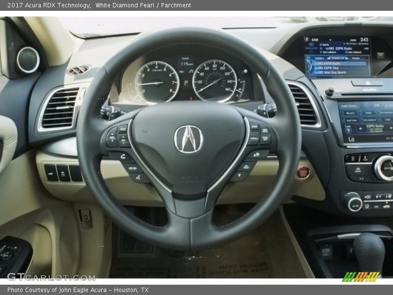 White Diamond Pearl / Parchment 2017 Acura RDX Technology