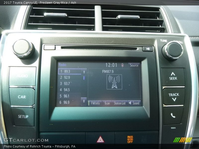 Predawn Gray Mica / Ash 2017 Toyota Camry LE