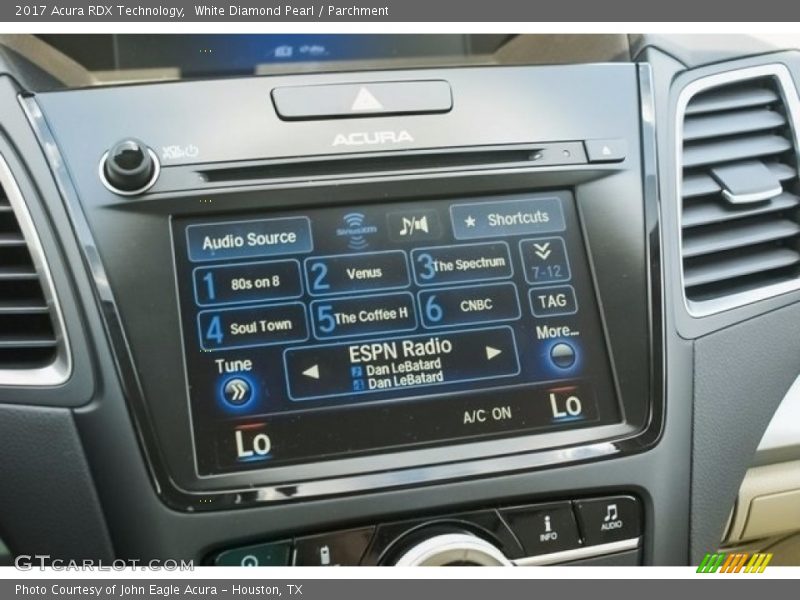 White Diamond Pearl / Parchment 2017 Acura RDX Technology