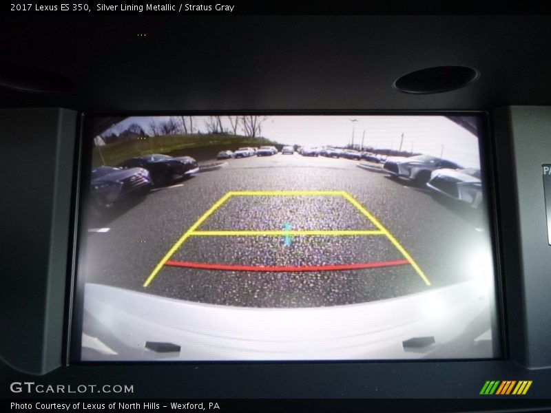 Silver Lining Metallic / Stratus Gray 2017 Lexus ES 350