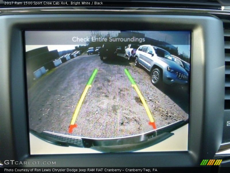 Bright White / Black 2017 Ram 1500 Sport Crew Cab 4x4