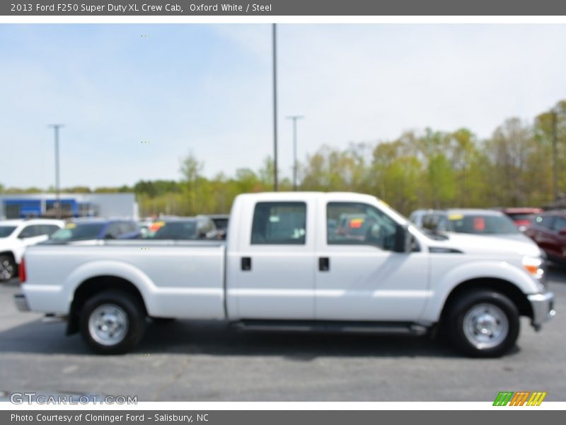 Oxford White / Steel 2013 Ford F250 Super Duty XL Crew Cab