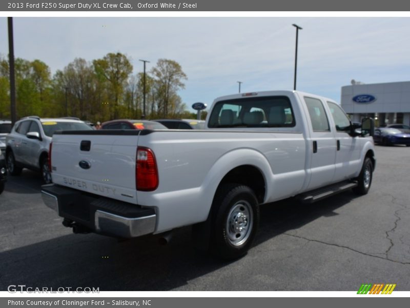 Oxford White / Steel 2013 Ford F250 Super Duty XL Crew Cab