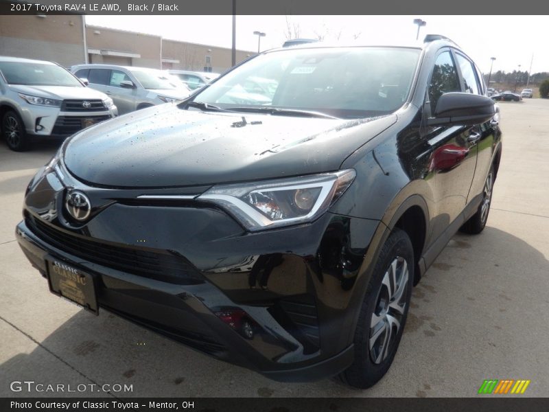 Black / Black 2017 Toyota RAV4 LE AWD