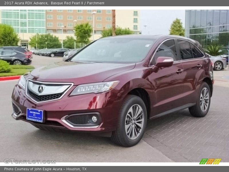 Basque Red Pearl II / Parchment 2017 Acura RDX Advance