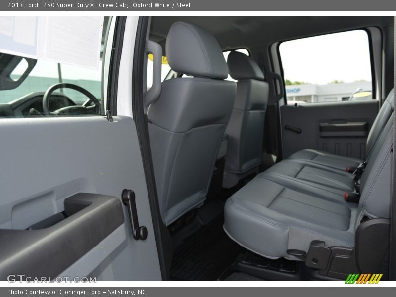 Oxford White / Steel 2013 Ford F250 Super Duty XL Crew Cab