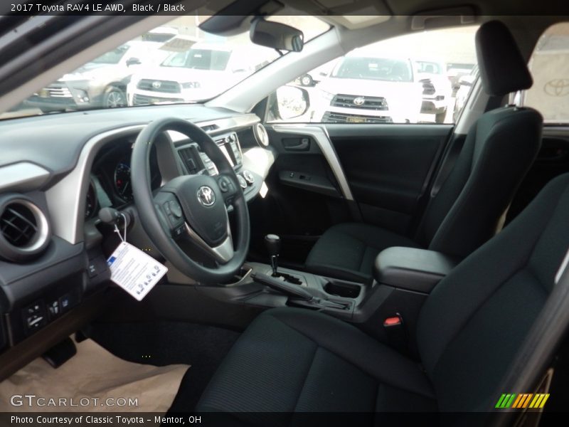 Black / Black 2017 Toyota RAV4 LE AWD