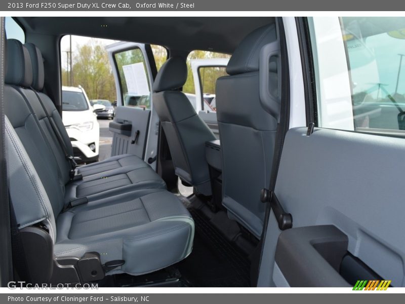 Oxford White / Steel 2013 Ford F250 Super Duty XL Crew Cab