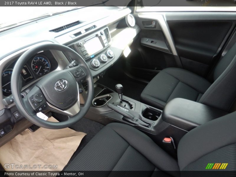 Black / Black 2017 Toyota RAV4 LE AWD