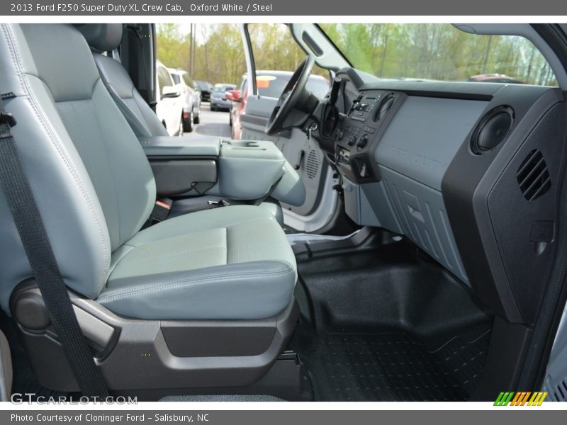 Oxford White / Steel 2013 Ford F250 Super Duty XL Crew Cab