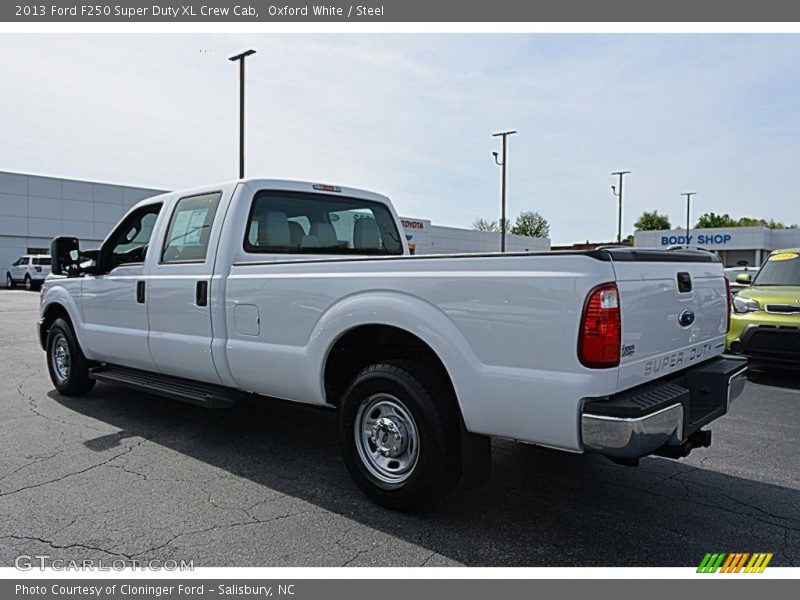 Oxford White / Steel 2013 Ford F250 Super Duty XL Crew Cab