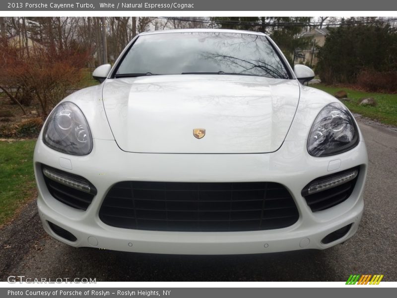 White / Natural Espresso/Cognac 2013 Porsche Cayenne Turbo