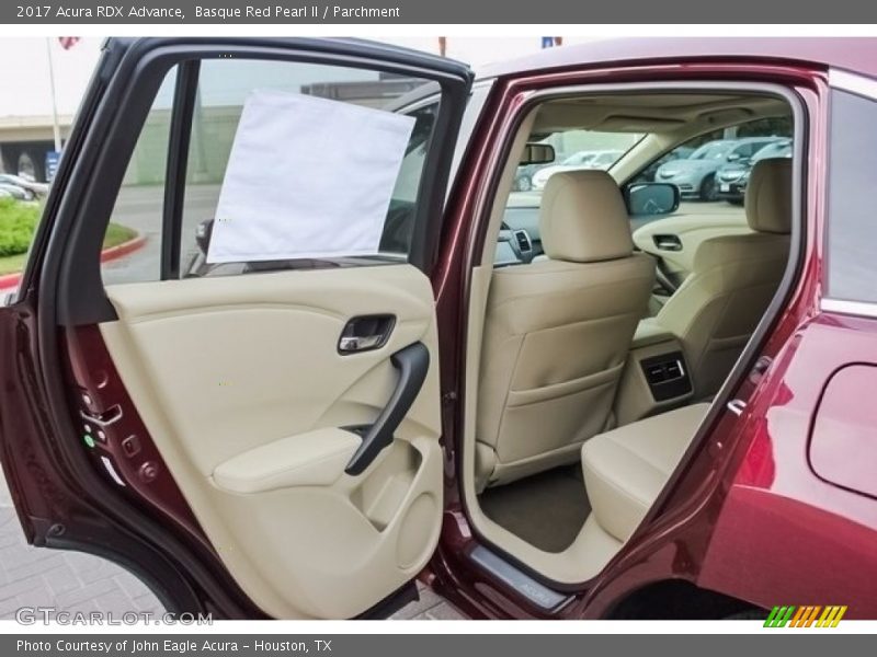Basque Red Pearl II / Parchment 2017 Acura RDX Advance
