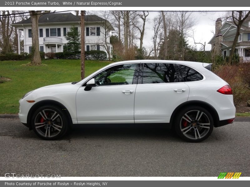 White / Natural Espresso/Cognac 2013 Porsche Cayenne Turbo