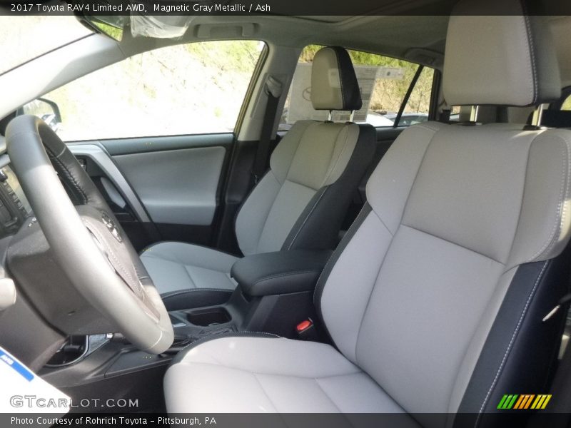 Front Seat of 2017 RAV4 Limited AWD