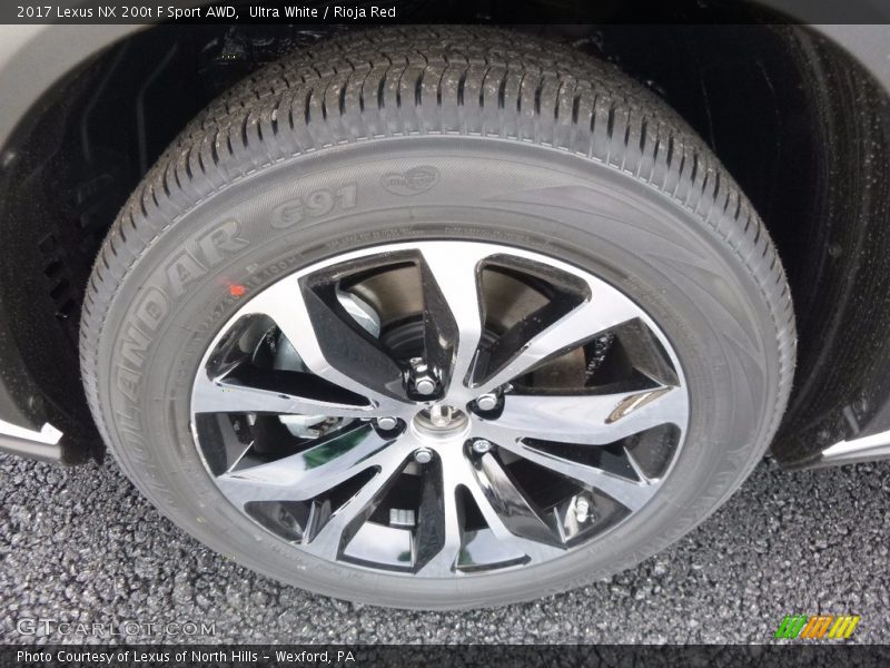 Ultra White / Rioja Red 2017 Lexus NX 200t F Sport AWD