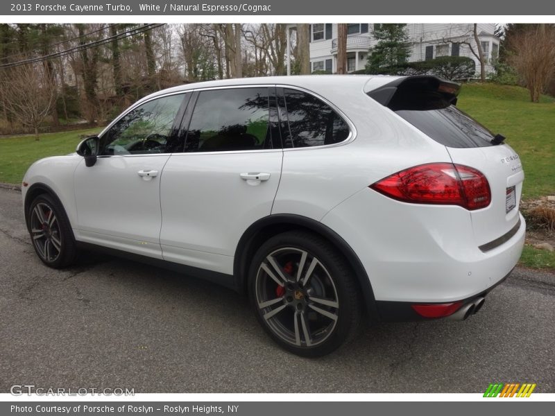 White / Natural Espresso/Cognac 2013 Porsche Cayenne Turbo