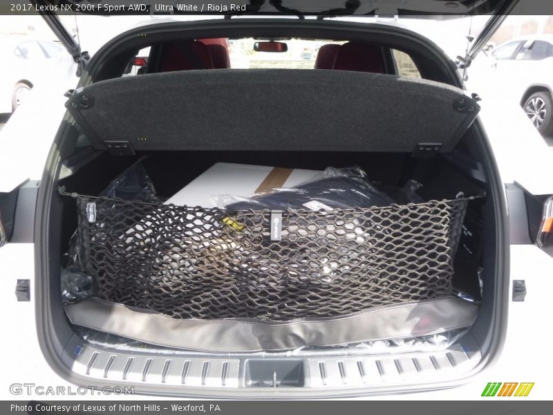 Ultra White / Rioja Red 2017 Lexus NX 200t F Sport AWD
