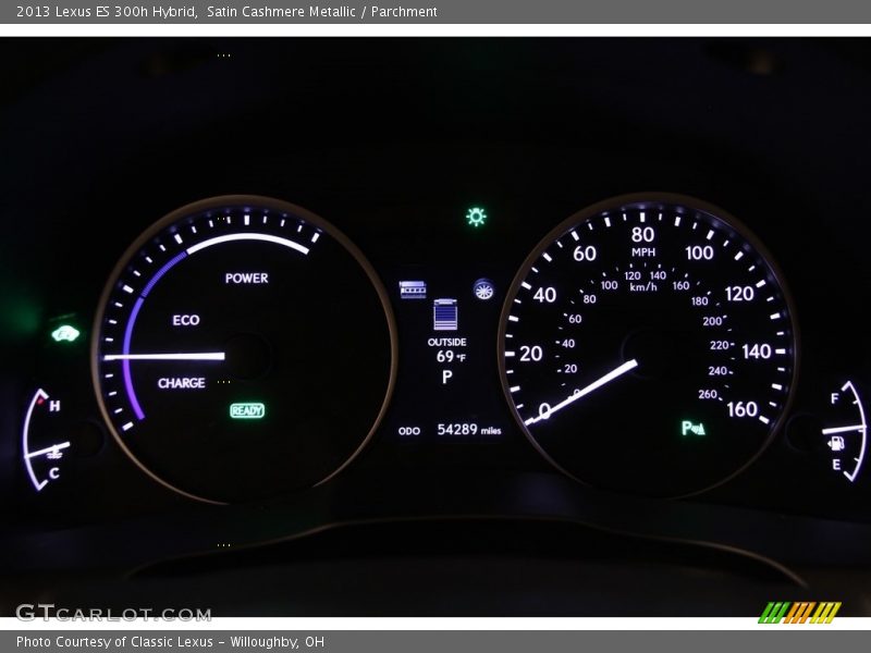 Satin Cashmere Metallic / Parchment 2013 Lexus ES 300h Hybrid