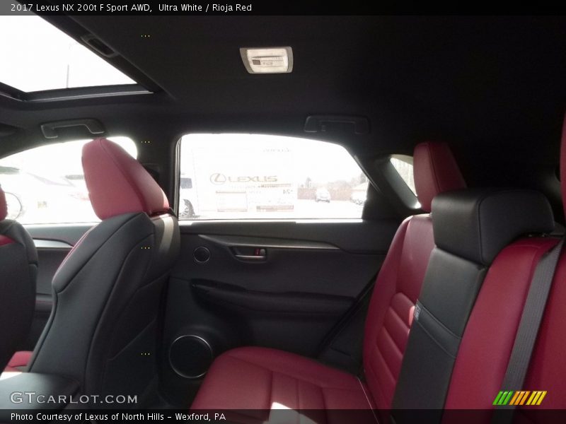 Ultra White / Rioja Red 2017 Lexus NX 200t F Sport AWD
