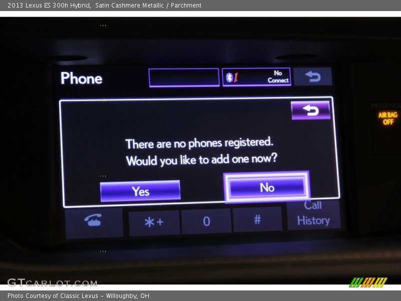 Satin Cashmere Metallic / Parchment 2013 Lexus ES 300h Hybrid