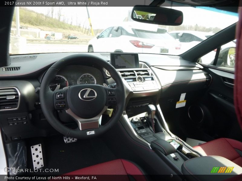  2017 NX 200t F Sport AWD Rioja Red Interior