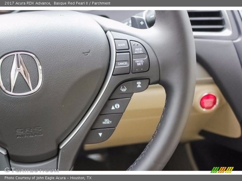 Basque Red Pearl II / Parchment 2017 Acura RDX Advance