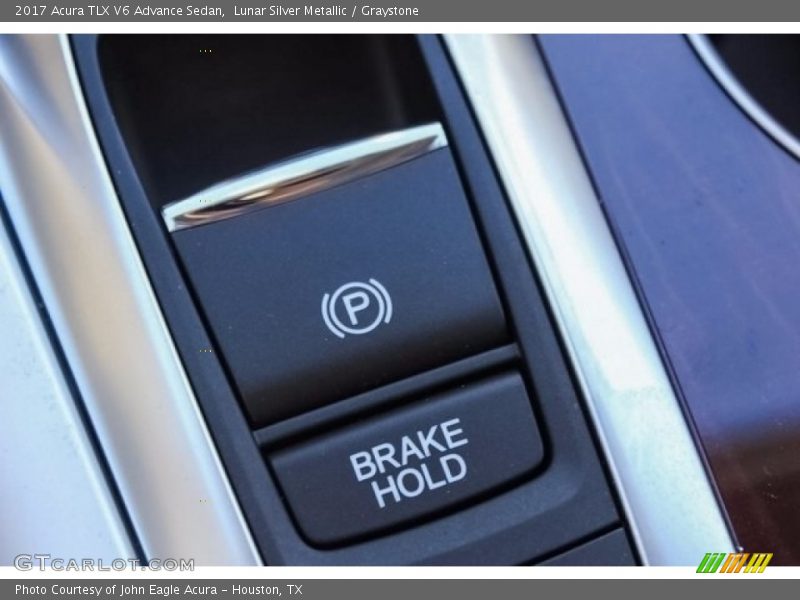Lunar Silver Metallic / Graystone 2017 Acura TLX V6 Advance Sedan