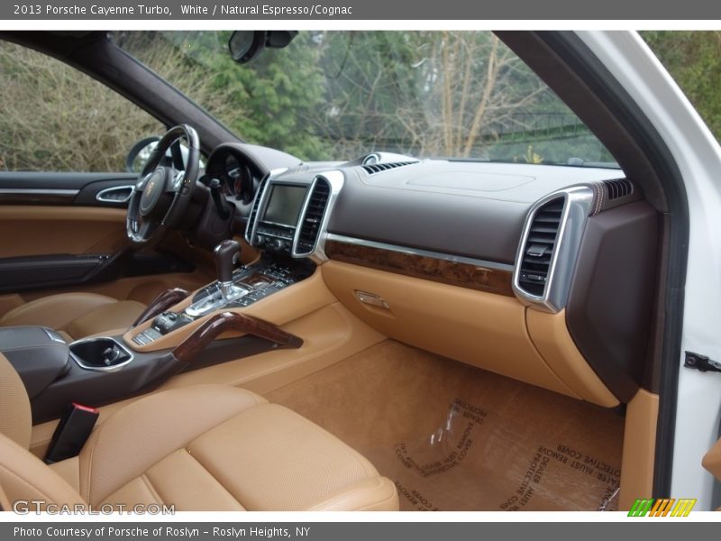 White / Natural Espresso/Cognac 2013 Porsche Cayenne Turbo