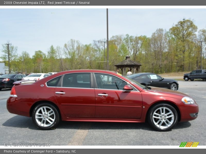 Red Jewel Tintcoat / Neutral 2009 Chevrolet Impala LTZ