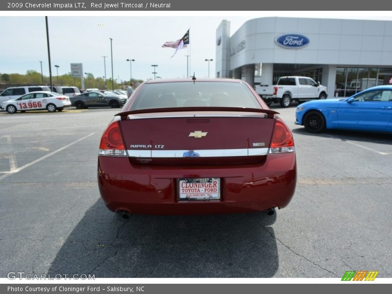 Red Jewel Tintcoat / Neutral 2009 Chevrolet Impala LTZ