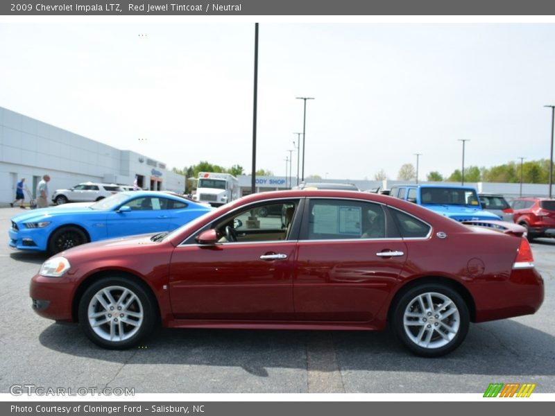 Red Jewel Tintcoat / Neutral 2009 Chevrolet Impala LTZ