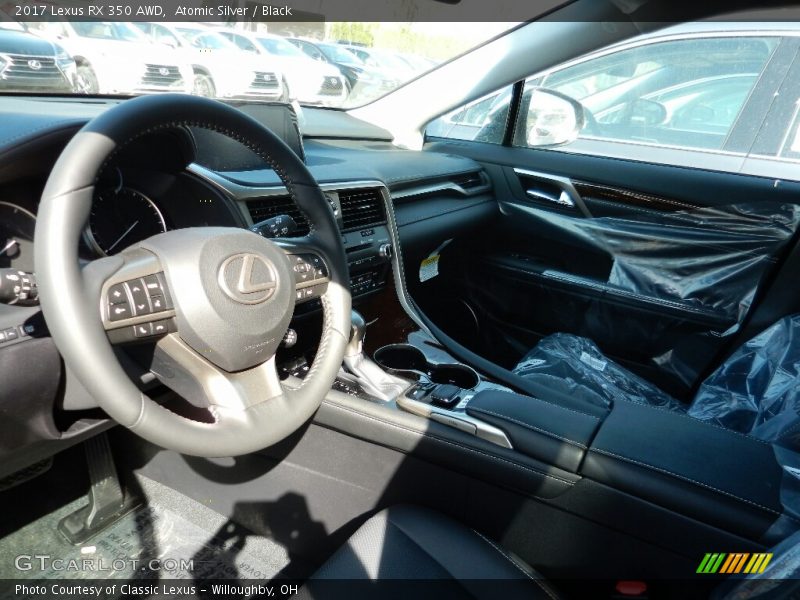 Atomic Silver / Black 2017 Lexus RX 350 AWD